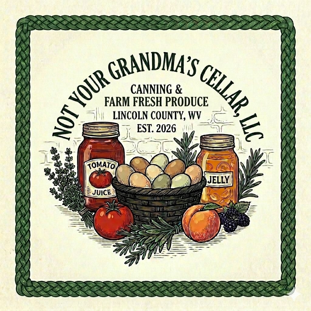 Not Your Grandma's Cellar circular badge logo